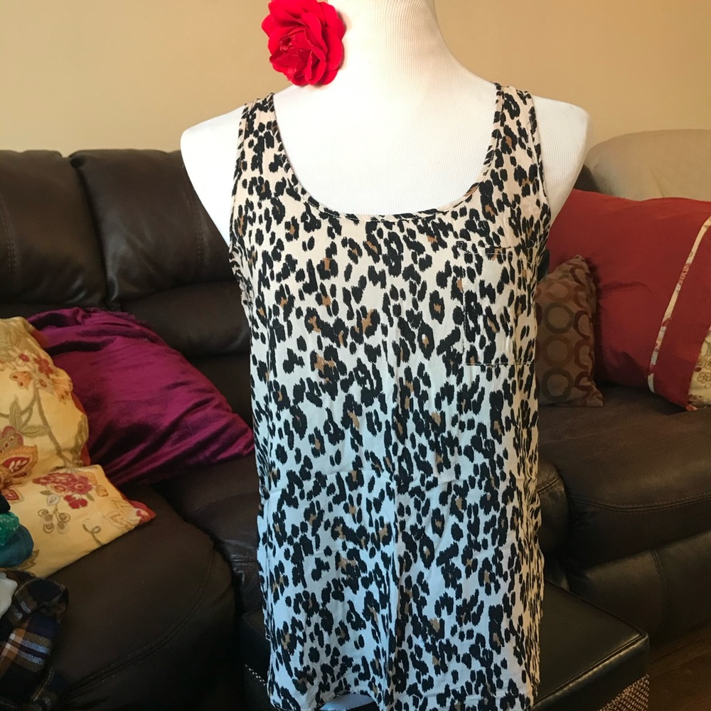 Animal Print Tank Top